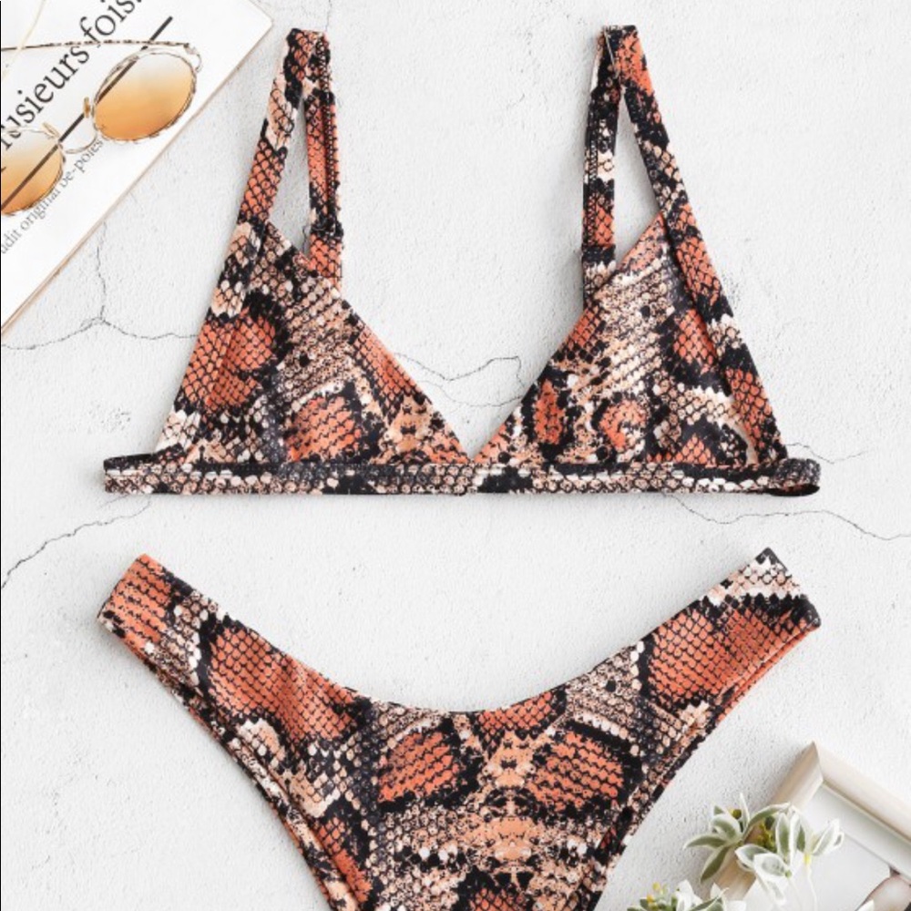 Snake skin bikini